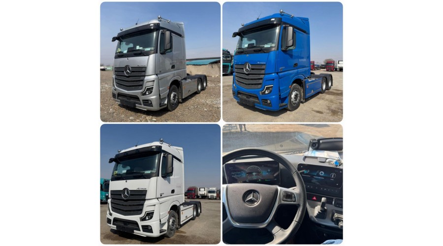 Эксклюзивное предложение: Новые Mercedes Actros 6x4 с пневмоподвеской уже в продаже!